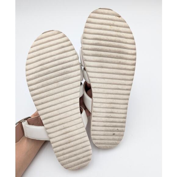 Linea Paolo Rosalie Strappy Slide Sandal Women's Eggshell Size US6.5M EU37 - Picture 8 of 13